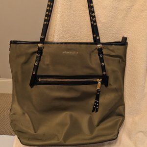 Michael Kors Nylon Gabardine Shoulder Bag